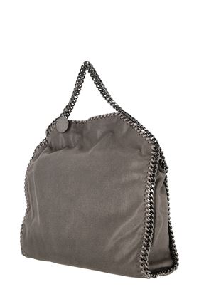 Borsa a mano Falabella grande in ecopelle grigia Stella Mc Cartney | 234387W91321220